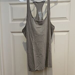 Yoga Gray Racerback Tank Top